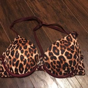 Wear everywhere push up PINK Cheetah bra